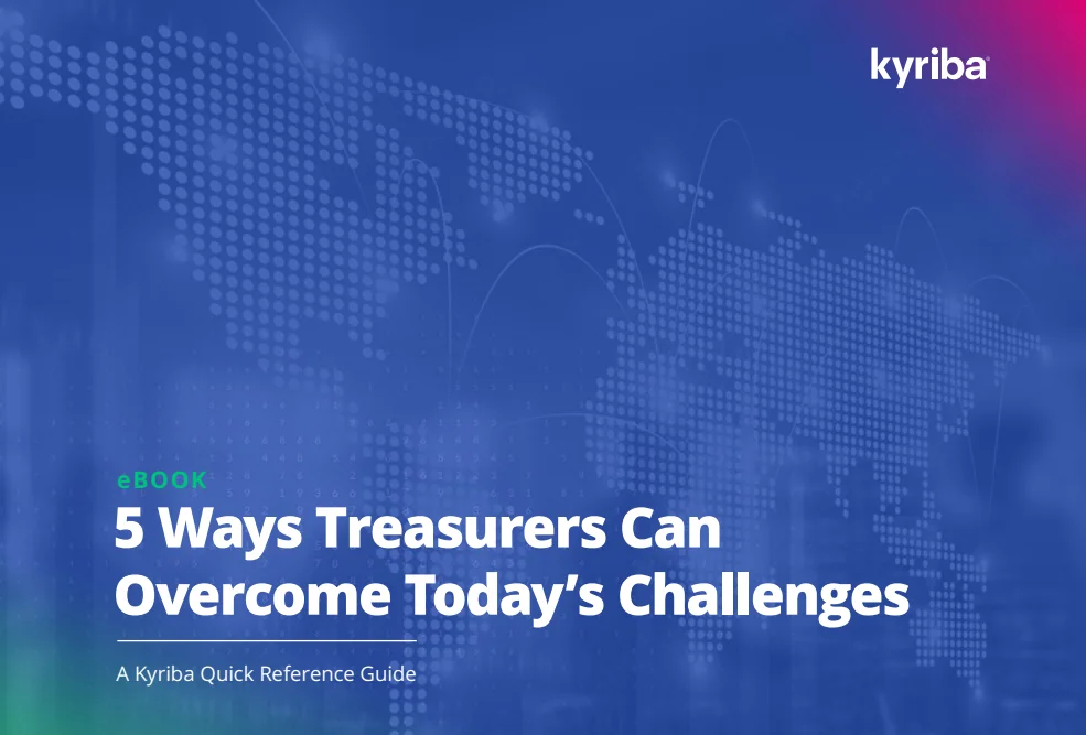 screen shot white paper kyriba 5 ways treasurers can overcome today's challenges