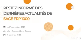 Visuel pour l'événement Sage FRP 1000 à Lille