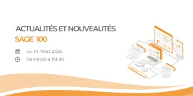 visuel illustrant la conférence web nouveautés sage 100 v10