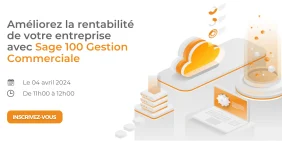 visuel illustrant la conférence sage 100 gestion commerciale