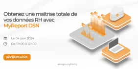 Visuel illustrant la conférence web : Obtenez une maîtrise totale de vos données RH avec MyReport DSN