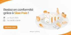 Visuel illustrant la conférence web Silae Paie