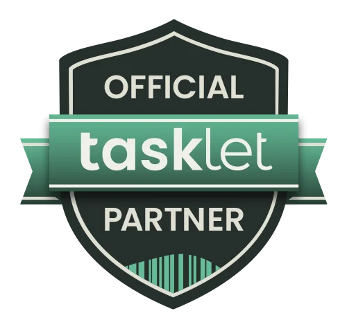 Badge Partenaire Officiel Tasklet