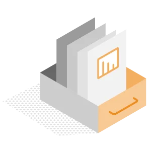 Pictogramme archivage et recherche