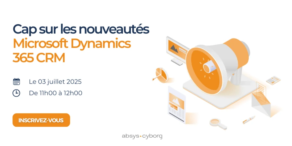Visuel Conférence web : Cap sur les nouveautés Microsoft Dynamics 365 CRM